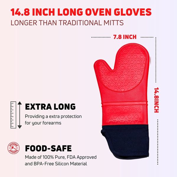 silicone oven gloves